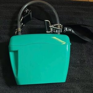 Palm Angels Green Padlock Bag